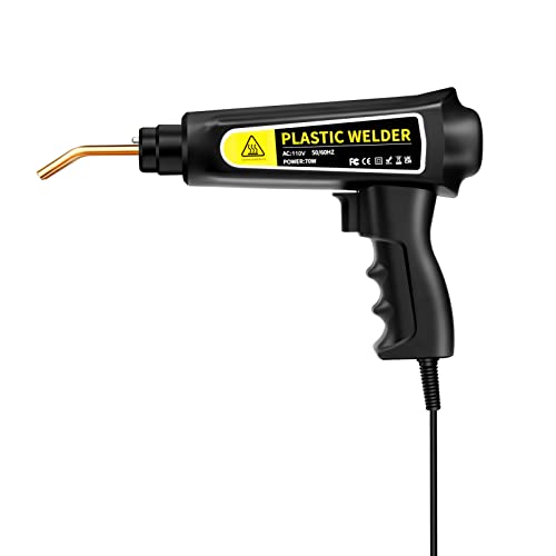 Consertar Máquina,ERYUE Máquina de solda de plástico 70W, kit de reparo de plástico com grampeador q