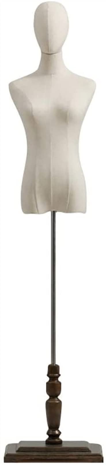 Female Dressmaking Mannequin Tailors Dressform Mannequin Tailors Dummy Tailors Mannequin Dummy Clothing Store Mannequins Model with Wood Base Window Display Shelf