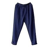  Jeanshosen für Frauen Damen Straight Jeans Boyfriend High Waist Jeanshose Locker Blau Weites Bein Hose Denim Lang Weite Lässig Weich Pants Hohe Taille Elegant Schlank Stretch Tasche Gerade Hosen Lange Mode Loose Flare Bleistift-Jeanshose 