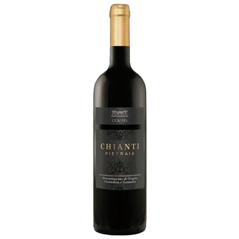 Coiano Chianti Pietraia DOCG, Vino Rosso Toscano, Sangiovese 85% Merlot 10% Cabernet Sauvignon 5%, Affinamento 12-14 Mesi in Rovere, 750ml (6 Bottiglie, 4500, millilitro)