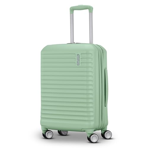 American Tourister Stratum 3.0 Carry-On Spinner, Airline Approved, Durable Hardside Luggage, Expands 1.5