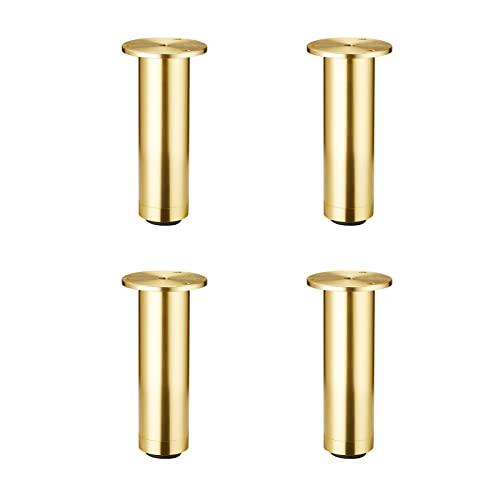 ���߉\�ȉƋ�̋r 4�Z�b�g �A���~�������\�t�@�r �����p�T�|�[�g �e�[�u�� �֎q �f�X�N �L�b�`���L���r�l�b�g�ɍœK �ω׏d500kg (8cm/3.15�C���`�A�S�[���h)