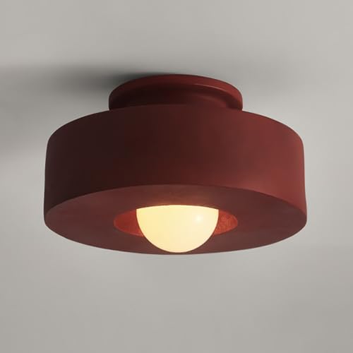 Luminaire plafond design rouge pour illuminer un couloir ou une entrée
