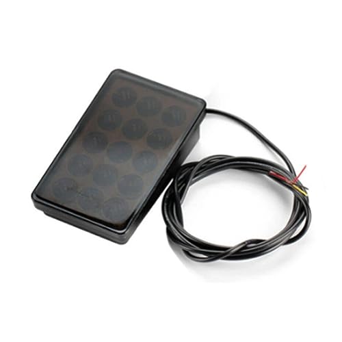 3ème feu stop F1 universel clignotant troisième feu stop arrière stroboscopique noir