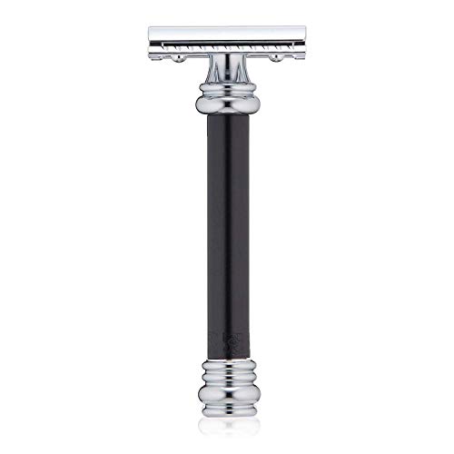 Merkur Black Handled Double Edge Safety Razor, MK-38011