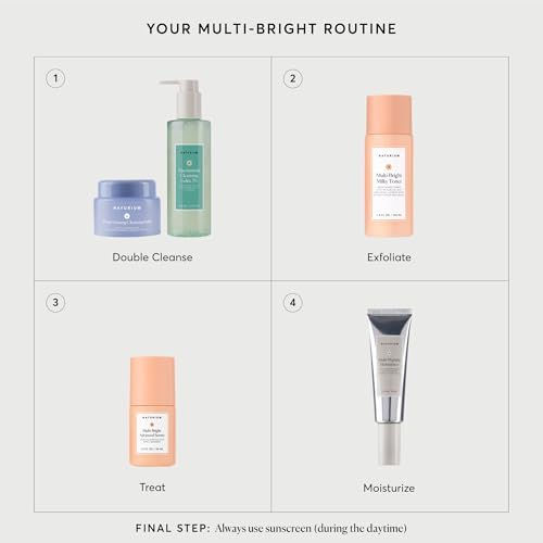 Naturium Multi-Bright Milky Toner, Exfoliating Skincare for Face with Azelaic Acid, 120 mL / 4 fl oz - 5