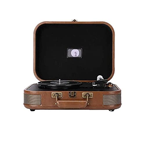 YAMMY Tourne-Disque, boîte à Musique Vintage Valise Tourne-Disque avec Bluetooth et USB-Classique Ledermaterial Style… - Les Beatles, Paul McCartney, John Lennon, RIngo Starr, George Harrison YAMMY Tourne-Disque, boîte à Musique Vintage Valise Tourne-Disque avec Bluetooth et USB-Classique Ledermaterial Style…