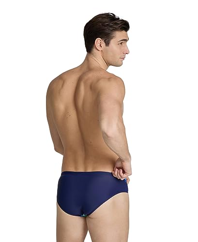 ARENA Feel Men's Visual Waves Drawstring Swim Brief Waterfeel Sports Bathing Swimsuit Pool Beach Stretchy Active Swimwear3