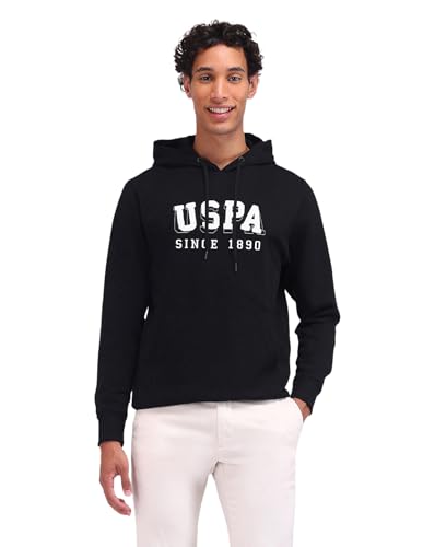 Image of U.S. Polo ASSN. Brand Printed Regular Fit Sweatshirt for Men - Comfortable, Full Sleeves Men Sweatshirts