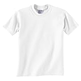Gildan Youth DryBlend 5.6 oz., 50/50 T-Shirt - WHITE - XS