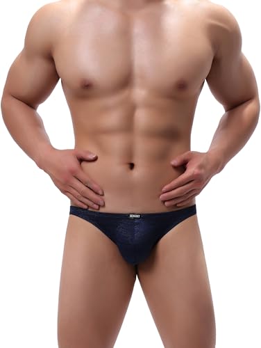 IKINGSKY Men's Breathable Pouch Briefs Sexy Bulge Bikini Underwear Low Rise Mens Under Panties4