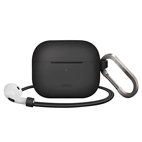 UNIQ AirPods 3 P[X Airpods 3 P[X CX[dΉ Ռ z ی LED VRJo[ Jri/Xgbv t Vencer (ubN)