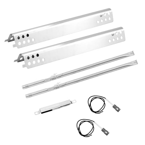 Grill Repair Parts for Charbroil Performance 2 Burner 463625217 463625219 463673519 463673517 463275517 Grill G470-5200-W1 Heat Plates G470-0004-W1 Burner for char-broil 463625217 Replacement Parts