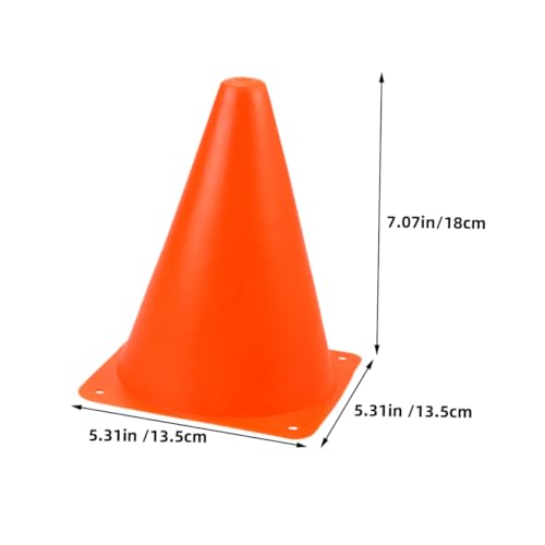 16Pcs Cones for Roller Skating and Soccer Training Durable Colored Markers for Obstacle Courses Events and Drills Easy to Notice with Stable Flat Bottom Design2