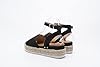 IVACHY Women's Stylish Espadrilles Platform Fashion Sandals Ankle Strap Woven Midsole #3