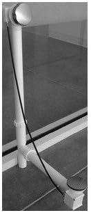 TOTO ABD100#CP TOTO Bath Drain, White Tubular, Polished Chrome