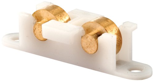 Prime-Line Products G 3091 Sliding Window Tandem Roller Assembly with 3/8-Inch Flat Brass Wheels,(Pack of 2)