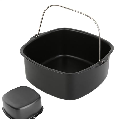 Bandeja Para Hornear Freidora De Aire, Utensilios De Cocina Para Freidora De Aire | Molde Para Pasteles Cuadrado Y Aluminio De Alimenticio | Utensilios De Cocina Antiadherentes, Accesor