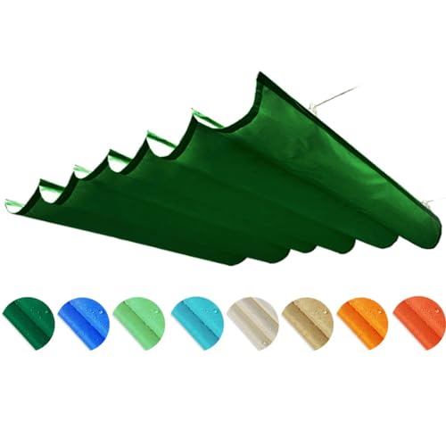 Voile d'ombrage avec kit de montage contre la pluie pour pergola et solarium
