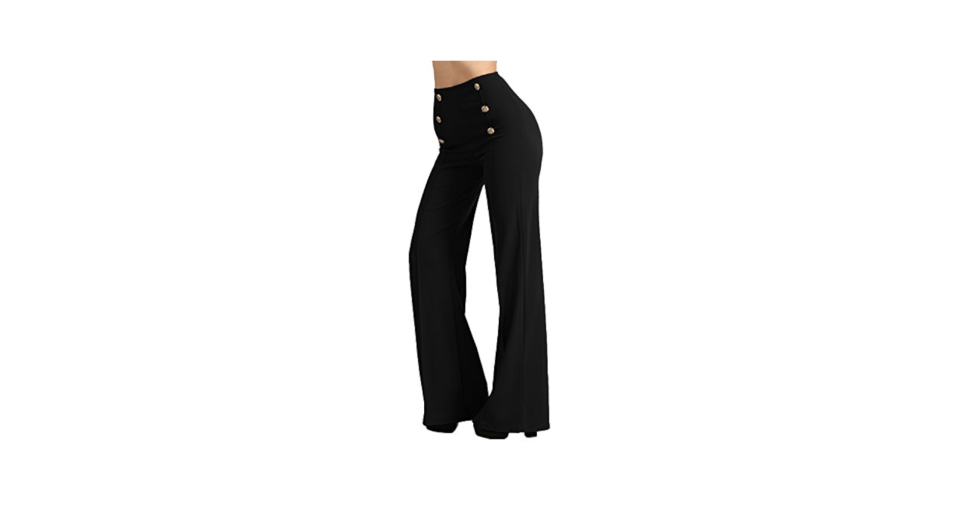 J. LOVNY Womens Sailor Bell Bottom High Waist Long Pants