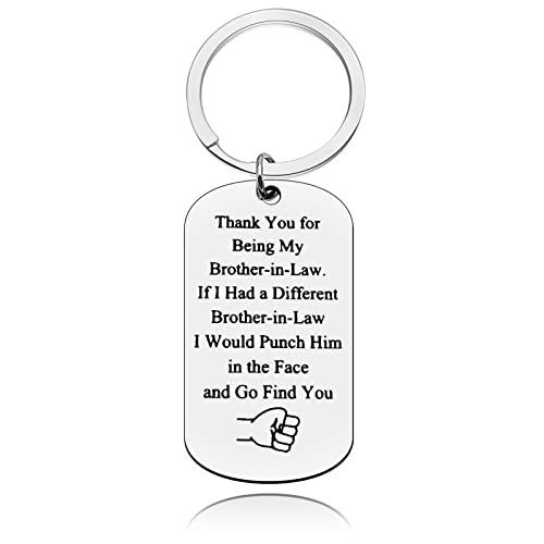 Gift for Brother in Law Groom Keychain Wedding Brother in Law Gift from Brother Bride...