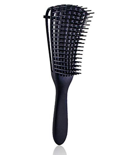 Detangling Brush for Curly Hair,Natural Hair Brush for Hair Textured 3A to 4C Kinky Wavy/Curly/Coily/Wet/Dry/Oil/Thick/Long Hair, Exfoliating for Beautiful and Shiny Curls