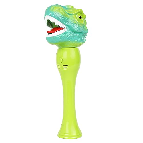 Image of Dino Bubble Blower Toy for Kids Ages 3+, Fun Bubble-Making Dinosaur Machine That Creates Endless Bubbles, Perfect for Outdoor Play, Parties, and Engaging Sensory Fun.