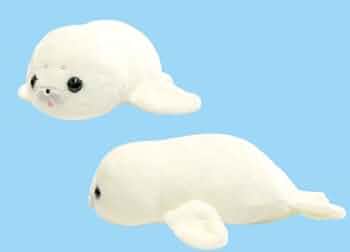 290 ☆バボラシのぬいぐるみ② Amazon.co.jp: アミューズ ほわほわアザラシちゃんの赤ちゃん