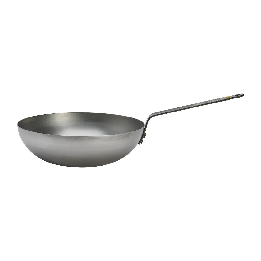 DE BUYER Wokpfanne aus Eisen, Durchmesser 28 cm