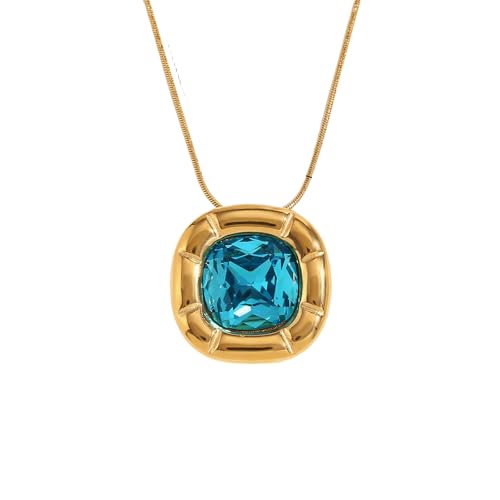 Colliers et Boucles d'oreilles Feng Shui en acier inoxydable et zircon