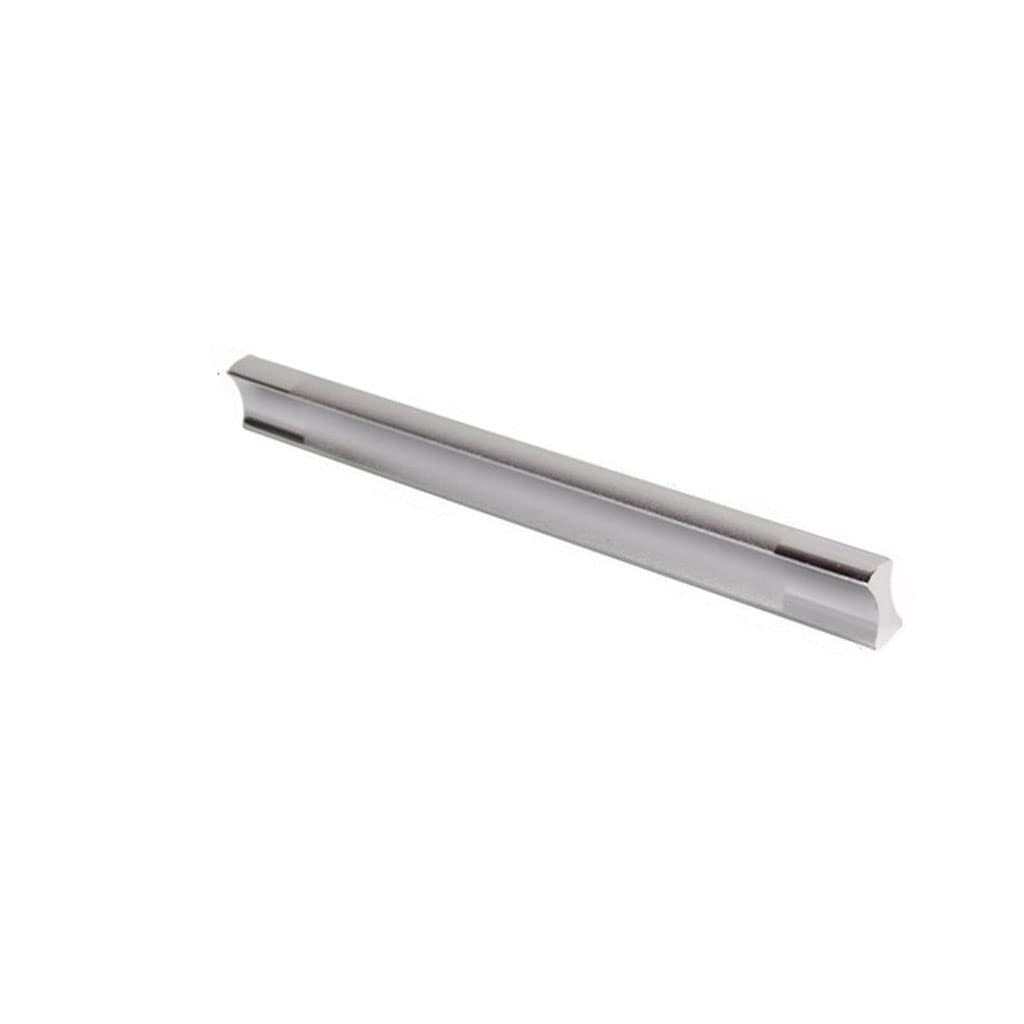 Poignée de meuble design en aluminium noir 192mm pour dressing épuré