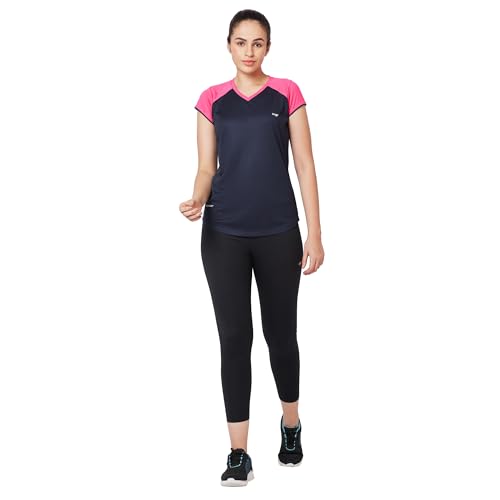 Image of berge' Ladies Polyester Dry Fit Western Shirts & Tshirts for Women, Quick Drying & Breathable Fabric, Gym Wear Tees & Workout Tops