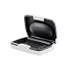 Hearing Aid Case Hard Storage Box with Battery Compartment for BTE CIC ITE ITC Hearing Aids Portable