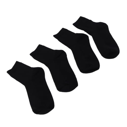 5pairs Solid Socks Breathable Medium Tube Socks for Daily Wear Running and Hiking Comfortable Mesh Design for Spring and Black