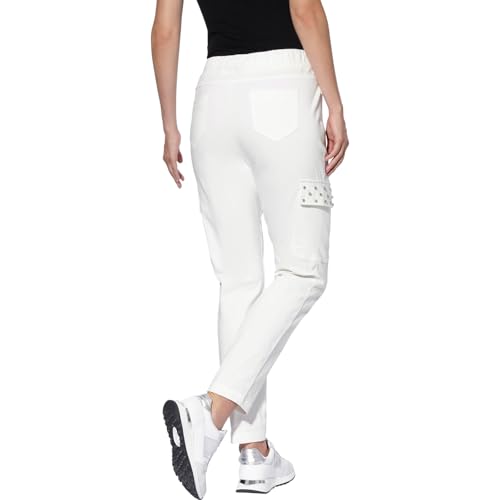 Pantalon ceinture élastique anti-compression avec lien à nouer ajustable