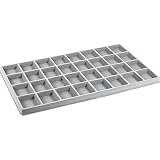 5 Pc 32 Compartment Display Tray Inserts (Gray)
