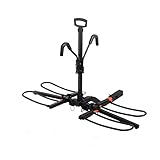 HYPERAX Volt RV Hitch Mounted E Bike Rack Carrier for RV, Camper, Motorhome, Trailer, Toad with 2 inch Class 3 or Higher Hitch Fits Up to 2x70lbs EBike MTB Gravel Road Bike with Up to 5-inch Fat Tire