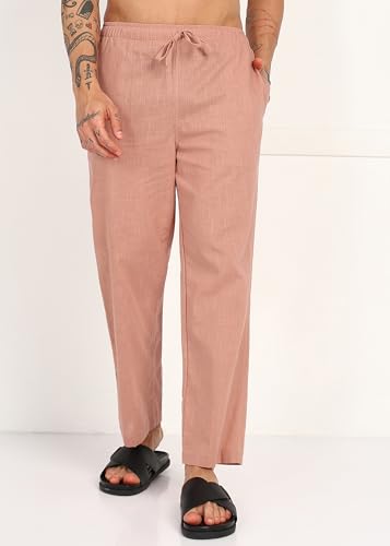 Image of Men's Cotton Linen Pajama