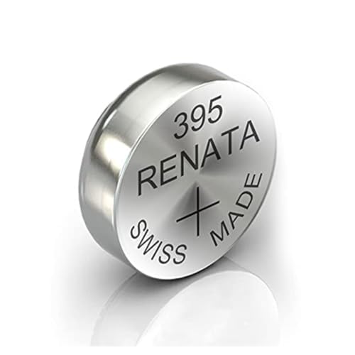 Renata Batteries 395 / SR927SW Button Cell, Swiss Made (Set of 2 Pcs)