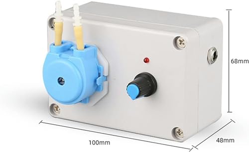 Pompe de tuyau pour débit instable solution réglable avec tube silicone