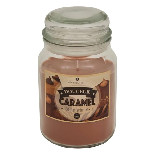 Atmosphera - Bougie parfumée Eloa 490g - Caramel