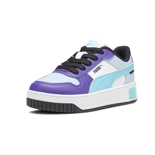 PUMA Kids' Carina Street Silver Sky-Team Aqua-PUMA White Little Kid 10.53
