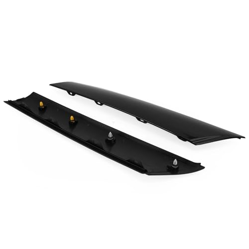 Garniture pilier A avant pour R55 R56 | Paire de moulures de pare-brise noires 51137272583