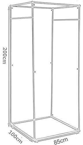 Paravent avec oeillets et rail mobile pour dressing de dortoir