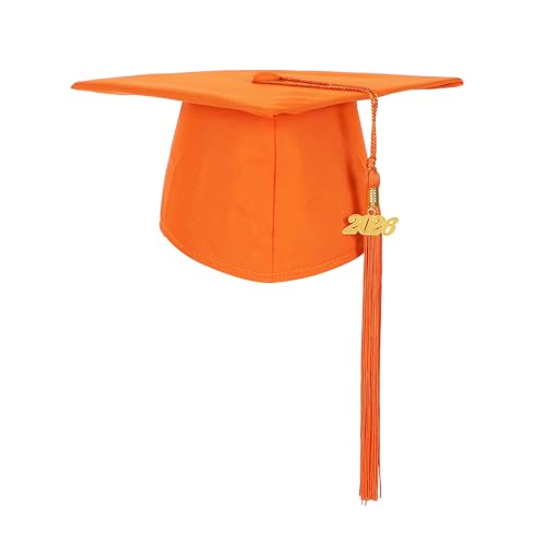 Image of Matte Kindergarten Preschool Graduation Gown and Cap Set with Year Tassel for Kids