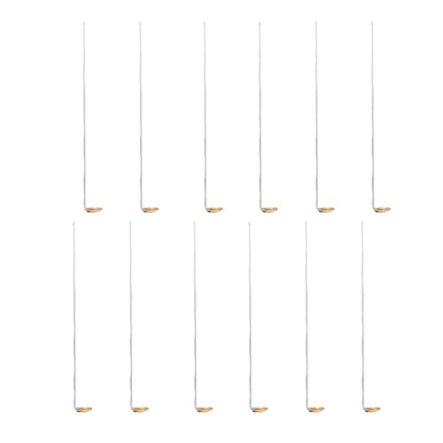 FUOYLOO 15pcs Copper Combustion Spoons for Chemical Burning Tests Teaching Instruments Lab Solid Material Heating Spoons for School and Industrial Use