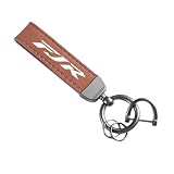 Porte clés Moto en Daim pour Yamaha FJR 1300 FJR1300 FJR1200 Porte clés de Haute Porte clés Moto Portable Polyvalent Durable Accessoires,Brown A