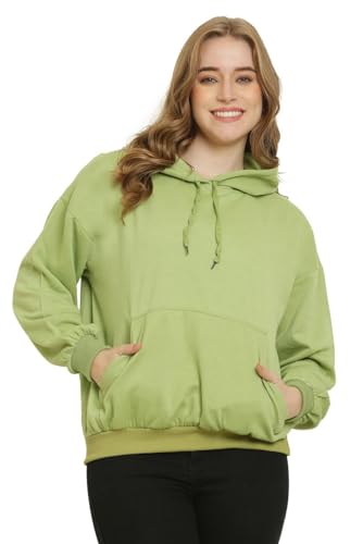 Image of CANIDAE Women's Sweatshirt & Hoodies, Fleece Material Full Sleeves, Women Winter Wear, Hooded Neck Regular Fit Long Sleeve Womens Sweatshirt || Small to 12XL || Plus Sizes ||