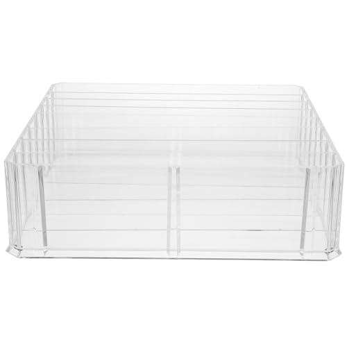 OSOLADY Caja Transparente para Dinero Compartimentos Múltiples para Billetes y Monedas Organizador Centros Comerciales y Supermercados