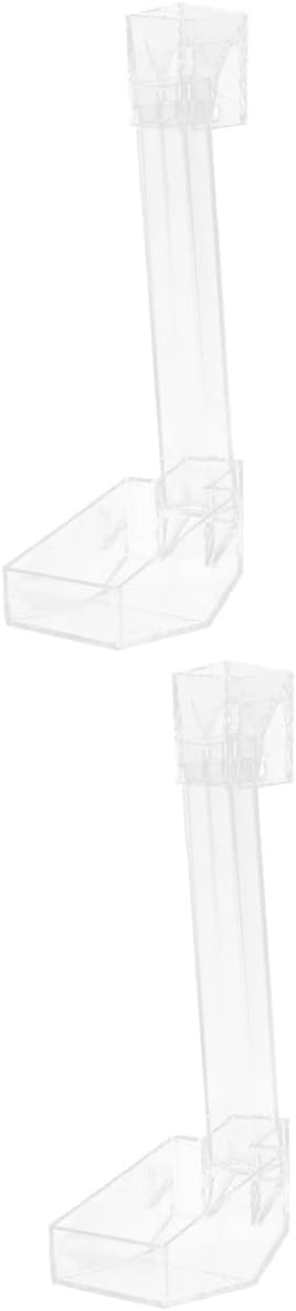 Mipcase 2pcs Shrimp Aquarium Fish Automatic Feeder for Cherry and Dwarf Shrimp Easy Installation and Clean Design for Planted Tanks